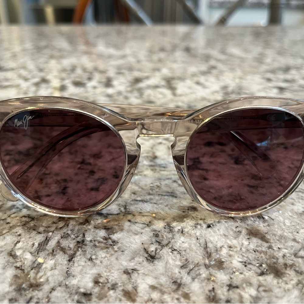 Maui Jim Sunglasses - Transparent Frame with Brown Lenses